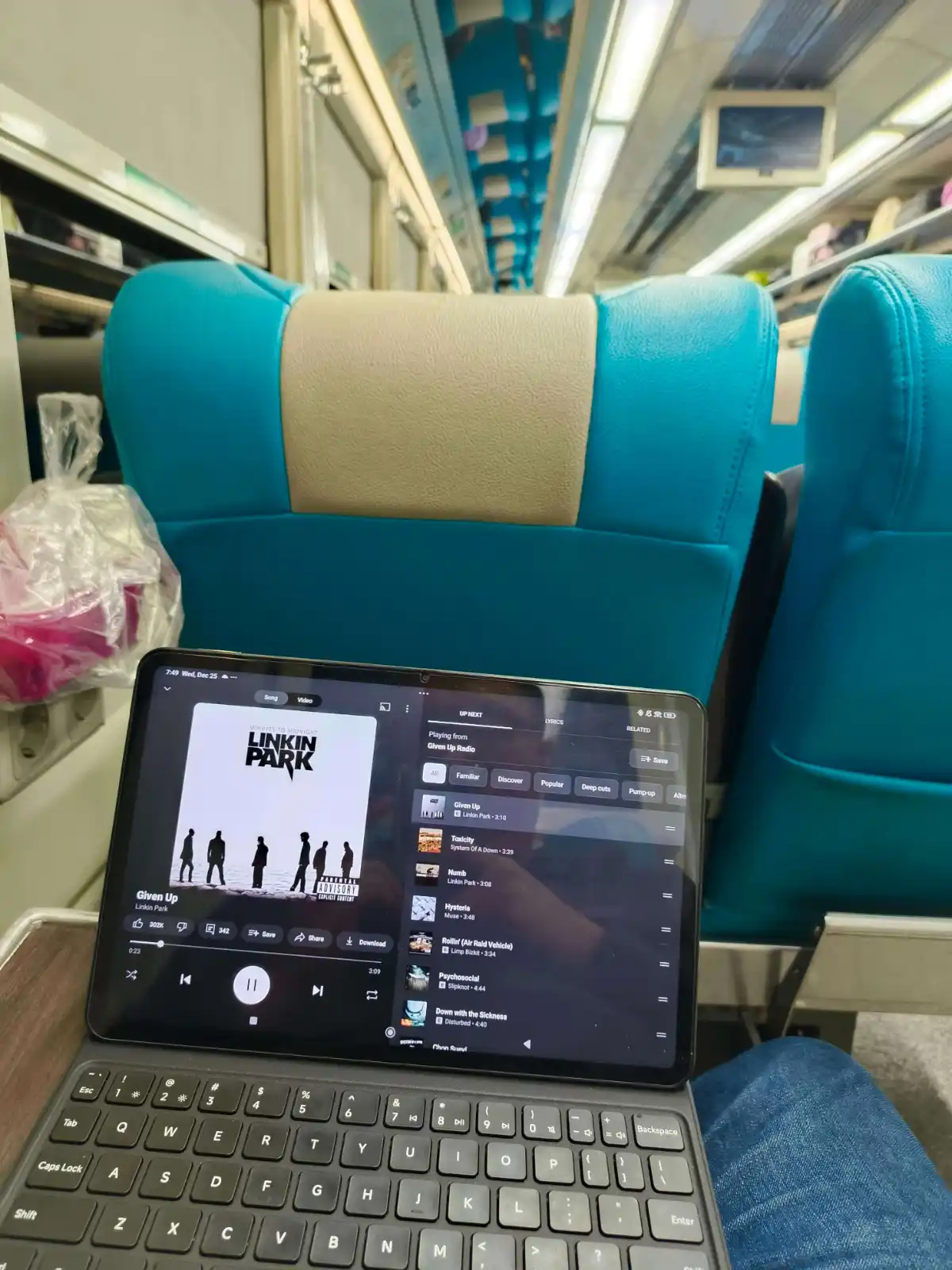 Perjalanan menggunakan kereta