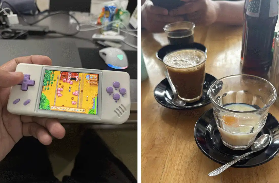 Menu Ngopi Pagi dan Stardew Valley di Anbernic RG20XX